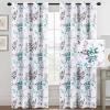 imageHVERSAILTEX Blackout Curtains for Living Room Darkening Thermal Insulated Panels 84 Inch Long Light Blocking Grommet CurtainsDrapes 2 Panels Vintage Classical Floral Printing Bluestone and TaupeGreyTurquoise