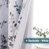 imageHVERSAILTEX Blackout Curtains for Living Room Darkening Thermal Insulated Panels 84 Inch Long Light Blocking Grommet CurtainsDrapes 2 Panels Vintage Classical Floral Printing Bluestone and TaupeGreyTeal