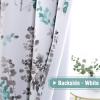 imageHVERSAILTEX Blackout Curtains for Living Room Darkening Thermal Insulated Panels 84 Inch Long Light Blocking Grommet CurtainsDrapes 2 Panels Vintage Classical Floral Printing Bluestone and TaupeGreyTurquoise