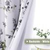 imageHVERSAILTEX Blackout Curtains for Living Room Darkening Thermal Insulated Panels 84 Inch Long Light Blocking Grommet CurtainsDrapes 2 Panels Vintage Classical Floral Printing Bluestone and TaupeGreySage