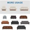 imageHVERSAILTEX MultiPieces Sofa Covers Stretch Couch Covers Form Fitted Seats and Back Cushions Covers 3 Seat Covers Plus 3 Back Cusion Covers Bonus 2 Armrest Covers GreyIvory