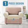 imageHVERSAILTEX MultiPieces Sofa Covers Stretch Couch Covers Form Fitted Seats and Back Cushions Covers 3 Seat Covers Plus 3 Back Cusion Covers Bonus 2 Armrest Covers GreyNatural