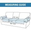 imageHVERSAILTEX MultiPieces Sofa Covers Stretch Couch Covers Form Fitted Seats and Back Cushions Covers 3 Seat Covers Plus 3 Back Cusion Covers Bonus 2 Armrest Covers GreyIvory