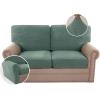 imageHVERSAILTEX MultiPieces Sofa Covers Stretch Couch Covers Form Fitted Seats and Back Cushions Covers 3 Seat Covers Plus 3 Back Cusion Covers Bonus 2 Armrest Covers GreySage