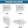 imageHVERSAILTEX MultiPieces Sofa Covers Stretch Couch Covers Form Fitted Seats and Back Cushions Covers 3 Seat Covers Plus 3 Back Cusion Covers Bonus 2 Armrest Covers GreyDove