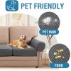 imageHVERSAILTEX MultiPieces Sofa Covers Stretch Couch Covers Form Fitted Seats and Back Cushions Covers 3 Seat Covers Plus 3 Back Cusion Covers Bonus 2 Armrest Covers GreyNeutral Gray