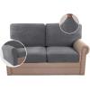 imageHVERSAILTEX MultiPieces Sofa Covers Stretch Couch Covers Form Fitted Seats and Back Cushions Covers 3 Seat Covers Plus 3 Back Cusion Covers Bonus 2 Armrest Covers GreyNeutral Gray