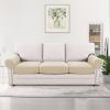 imageHVERSAILTEX MultiPieces Sofa Covers Stretch Couch Covers Form Fitted Seats and Back Cushions Covers 3 Seat Covers Plus 3 Back Cusion Covers Bonus 2 Armrest Covers GreyNatural