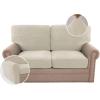 imageHVERSAILTEX MultiPieces Sofa Covers Stretch Couch Covers Form Fitted Seats and Back Cushions Covers 3 Seat Covers Plus 3 Back Cusion Covers Bonus 2 Armrest Covers GreyIsland Fossi