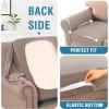 imageHVERSAILTEX MultiPieces Sofa Covers Stretch Couch Covers Form Fitted Seats and Back Cushions Covers 3 Seat Covers Plus 3 Back Cusion Covers Bonus 2 Armrest Covers GreySand