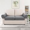 imageHVERSAILTEX MultiPieces Sofa Covers Stretch Couch Covers Form Fitted Seats and Back Cushions Covers 3 Seat Covers Plus 3 Back Cusion Covers Bonus 2 Armrest Covers GreyDove