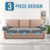 imageHVERSAILTEX MultiPieces Sofa Covers Stretch Couch Covers Form Fitted Seats and Back Cushions Covers 3 Seat Covers Plus 3 Back Cusion Covers Bonus 2 Armrest Covers GreyDove