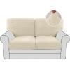 imageHVERSAILTEX MultiPieces Sofa Covers Stretch Couch Covers Form Fitted Seats and Back Cushions Covers 3 Seat Covers Plus 3 Back Cusion Covers Bonus 2 Armrest Covers GreyNatural