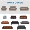 imageHVERSAILTEX MultiPieces Sofa Covers Stretch Couch Covers Form Fitted Seats and Back Cushions Covers 3 Seat Covers Plus 3 Back Cusion Covers Bonus 2 Armrest Covers GreyTaupe
