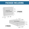 imageHVERSAILTEX MultiPieces Sofa Covers Stretch Couch Covers Form Fitted Seats and Back Cushions Covers 3 Seat Covers Plus 3 Back Cusion Covers Bonus 2 Armrest Covers GreyDove