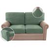imageHVERSAILTEX MultiPieces Sofa Covers Stretch Couch Covers Form Fitted Seats and Back Cushions Covers 3 Seat Covers Plus 3 Back Cusion Covers Bonus 2 Armrest Covers GreyLoden Frost