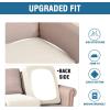 imageHVERSAILTEX MultiPieces Sofa Covers Stretch Couch Covers Form Fitted Seats and Back Cushions Covers 3 Seat Covers Plus 3 Back Cusion Covers Bonus 2 Armrest Covers GreyNatural