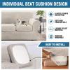 imageHVERSAILTEX Real Velvet Plush 3 Piece Stretch Sofa Covers Couch Covers for 2 Cushion Couch Loveseat Covers Width Up to 72 Inch Feature Thick Soft Stay in Place Medium Sofa Bronze BrownFrench Oak
