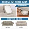 imageHVERSAILTEX Real Velvet Plush 3 Piece Stretch Sofa Covers Couch Covers for 2 Cushion Couch Loveseat Covers Width Up to 72 Inch Feature Thick Soft Stay in Place Medium Sofa Bronze BrownFrench Oak