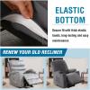 imageHVERSAILTEX Rich Velvet Stretch Recliner Slipcovers 1 Piece Electric Power Lift Recliner Chair Cover Fitted Standard Large Power Lift Recliner with Side Pocket Soft and Thick Single Seat GreyGrey