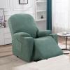 imageHVERSAILTEX Stretch Couch Cover Recliner Cover Electric Power Lift Recliner Chair Cover Fitted Standard Large Power Lift Recliner with Side Pocket Soft Thick JacquardSingle Seat GreySage