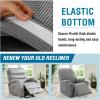 imageHVERSAILTEX Stretch Couch Cover Recliner Cover Electric Power Lift Recliner Chair Cover Fitted Standard Large Power Lift Recliner with Side Pocket Soft Thick JacquardSingle Seat GreyDove