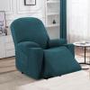 imageHVERSAILTEX Stretch Couch Cover Recliner Cover Electric Power Lift Recliner Chair Cover Fitted Standard Large Power Lift Recliner with Side Pocket Soft Thick JacquardSingle Seat GreyDeep Teal