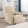 imageHVERSAILTEX Stretch Couch Cover Recliner Cover Electric Power Lift Recliner Chair Cover Fitted Standard Large Power Lift Recliner with Side Pocket Soft Thick JacquardSingle Seat GreyNatural