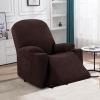 imageHVERSAILTEX Stretch Couch Cover Recliner Cover Electric Power Lift Recliner Chair Cover Fitted Standard Large Power Lift Recliner with Side Pocket Soft Thick JacquardSingle Seat GreyChocolate