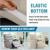 imageHVERSAILTEX Stretch Couch Cover Recliner Cover Electric Power Lift Recliner Chair Cover Fitted Standard Large Power Lift Recliner with Side Pocket Soft Thick JacquardSingle Seat GreyIsland Fossi