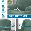 imageHVERSAILTEX Stretch Couch Cover Recliner Cover Electric Power Lift Recliner Chair Cover Fitted Standard Large Power Lift Recliner with Side Pocket Soft Thick JacquardSingle Seat GreySage