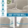imageHVERSAILTEX Stretch Couch Cover Recliner Cover Electric Power Lift Recliner Chair Cover Fitted Standard Large Power Lift Recliner with Side Pocket Soft Thick JacquardSingle Seat GreyIsland Fossi