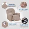 imageHVERSAILTEX Super Stretch Recliner Cover Recliner Couch Covers Recliner Chair Cover Form Fitted Non Slip Reclining Slipcovers for Standard Large Recliner Soft Thick 1 Pack BeigeSand