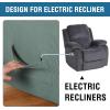 imageHVERSAILTEX Super Stretch Recliner Cover Recliner Couch Covers Recliner Chair Cover Form Fitted Non Slip Reclining Slipcovers for Standard Large Recliner Soft Thick 1 Pack BeigeSage