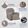 imageHVERSAILTEX Super Stretch Recliner Cover Recliner Couch Covers Recliner Chair Cover Form Fitted Non Slip Reclining Slipcovers for Standard Large Recliner Soft Thick 1 Pack BeigeTaupe