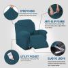 imageHVERSAILTEX Super Stretch Recliner Cover Recliner Couch Covers Recliner Chair Cover Form Fitted Non Slip Reclining Slipcovers for Standard Large Recliner Soft Thick 1 Pack BeigeDeep Teal