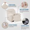 imageHVERSAILTEX Super Stretch Recliner Cover Recliner Couch Covers Recliner Chair Cover Form Fitted Non Slip Reclining Slipcovers for Standard Large Recliner Soft Thick 1 Pack BeigeIvory