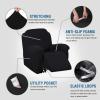 imageHVERSAILTEX Super Stretch Recliner Cover Recliner Couch Covers Recliner Chair Cover Form Fitted Non Slip Reclining Slipcovers for Standard Large Recliner Soft Thick 1 Pack BeigeBlack