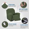 imageHVERSAILTEX Super Stretch Recliner Cover Recliner Couch Covers Recliner Chair Cover Form Fitted Non Slip Reclining Slipcovers for Standard Large Recliner Soft Thick 1 Pack BeigeBronze Green