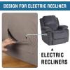 imageHVERSAILTEX Super Stretch Recliner Cover Recliner Couch Covers Recliner Chair Cover Form Fitted Non Slip Reclining Slipcovers for Standard Large Recliner Soft Thick 1 Pack BeigeTaupe