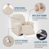 imageHVERSAILTEX Super Stretch Recliner Cover Recliner Couch Covers Recliner Chair Cover Form Fitted Non Slip Reclining Slipcovers for Standard Large Recliner Soft Thick 1 Pack BeigeBeige