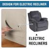 imageHVERSAILTEX Super Stretch Recliner Cover Recliner Couch Covers Recliner Chair Cover Form Fitted Non Slip Reclining Slipcovers for Standard Large Recliner Soft Thick 1 Pack BeigeIsland Fossi