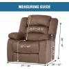 imageHVERSAILTEX Velvet Stretch Recliner Couch Covers 6Pieces Recliner Loveseat Covers for 2 Cushion Couch Recliner Sofa Covers Reclining Slipcovers Form Fitted Thick Soft Washable GreyBrown