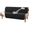 imageHVERSAILTEX 100 Waterproof Loveseat Covers for 2 Cushion Couch Modern Sofa Covers Waterproof and Washable Thick Soft Couch Cover for Dogs with Elastic Straps Loveseat GreyBeigeBlackBeige