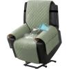 imageHVERSAILTEX 100 Waterproof Power Lift Recliner Chair Cover NonSlip Electric Reclining Cover for Recliner Chair Washable Power Lift Recliner Cover Stay in Place Ideal Furniture Protector GraySage