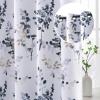 imageHVERSAILTEX Blackout Curtains for Living Room Darkening Thermal Insulated Panels 84 Inch Long Light Blocking Grommet CurtainsDrapes 2 Panels Vintage Classical Floral Printing Bluestone and TaupeBluestoneTaupe