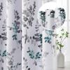 imageHVERSAILTEX Blackout Curtains for Living Room Darkening Thermal Insulated Panels 84 Inch Long Light Blocking Grommet CurtainsDrapes 2 Panels Vintage Classical Floral Printing Bluestone and TaupeGreyTeal