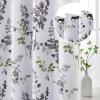 imageHVERSAILTEX Blackout Curtains for Living Room Darkening Thermal Insulated Panels 84 Inch Long Light Blocking Grommet CurtainsDrapes 2 Panels Vintage Classical Floral Printing Bluestone and TaupeGreySage