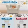 imageHVERSAILTEX 3 Pieces Stretch Chesterfield Sofa Covers for 2 Cushion Couch Mid Century Deep Seat Slip Covers for SofasCouches with Elastic Bottom Thicker Jacquard FabricMediumXL Sofa GreyIsland Fossi