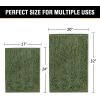 imageHVERSAILTEX Extra Thick Chenille Plush Pattern Bath Rugs for Bathroom Non Slip  Soft Plush Shaggy Bath Mats for Bathroom Floor Indoor Mats Rugs for Entryway Dark Grey 32 x 20 Plus 24 x 17 InchesLoden